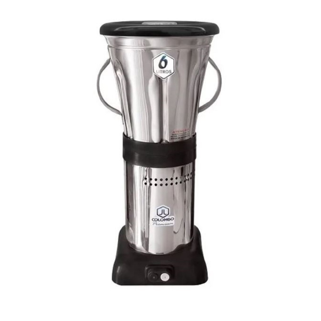 Liquidificador Triturador Industrial 6 Litros Baixa Rotação Aço Inox JL Colombo Oferta