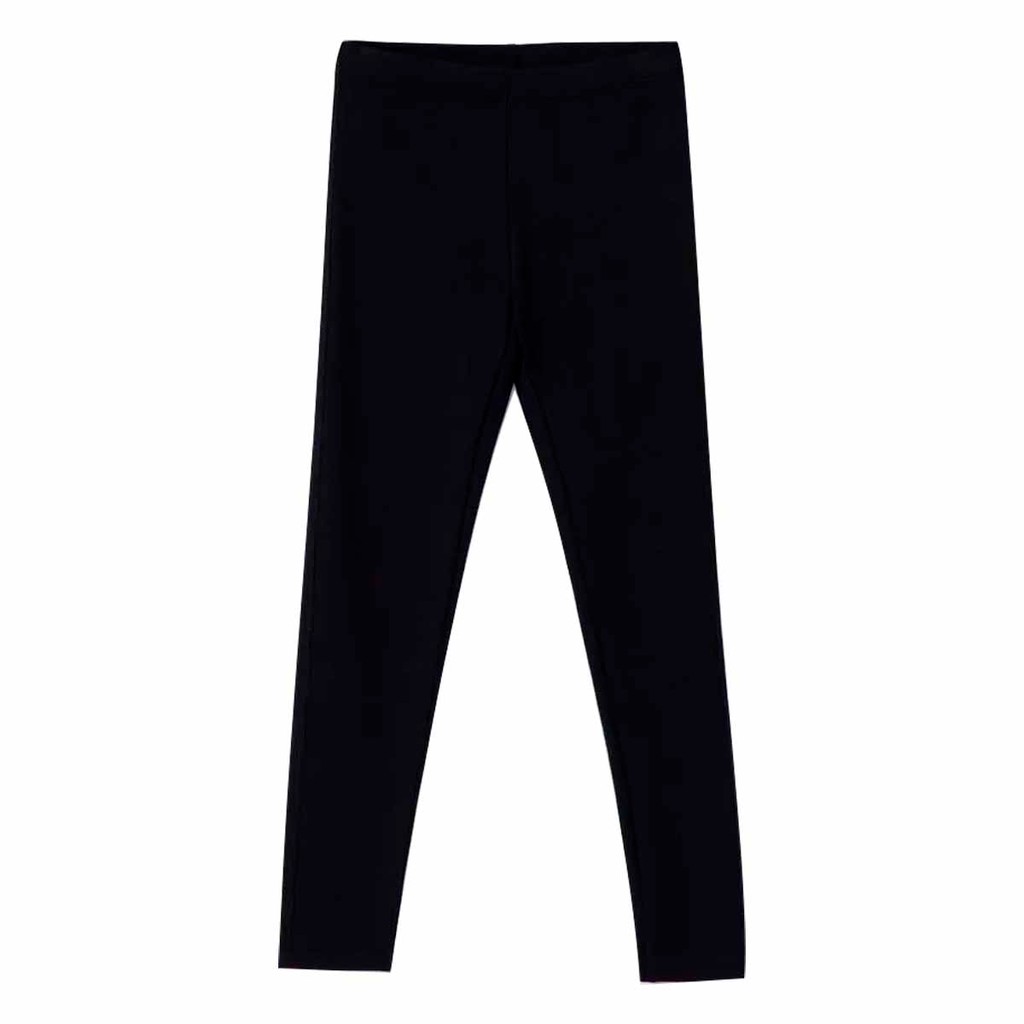 Calça Legging Hering Infantil Básica Menina Em Ribana Preta
