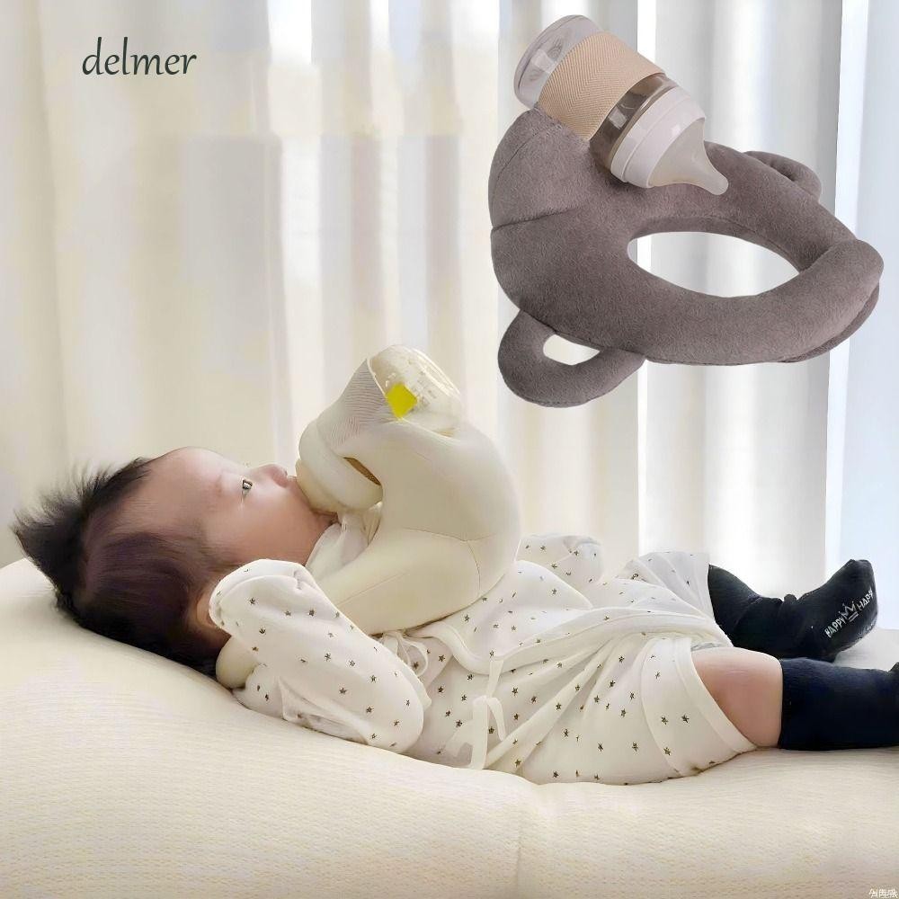 Suporte Para Mamadeira Com Alimentação Automática DELMER , Travesseiro Ajustável De Recém-Nascidos Alça Lateral De 2 Lad em Oferta na Shopee