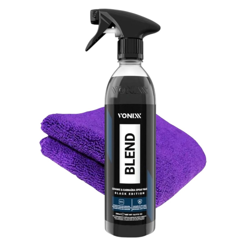 Blend Spray Black Edition 500ml Vonixx + Microfibra Zacs em Oferta na Shopee