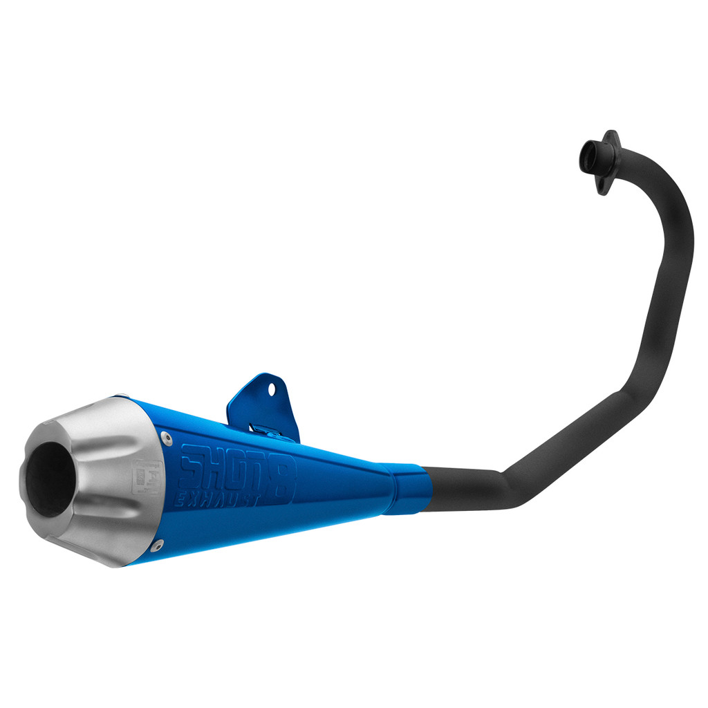 Escapamento Escape Esportivo Pro Tork Shot 8 Fan e Cg Start 160 2015 - 2023 Curva Preta Em Aço em Oferta na Shopee