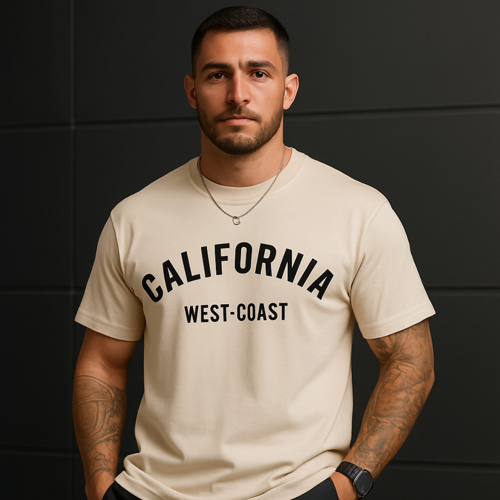 Camiseta Oversized Streetwear Masculina California