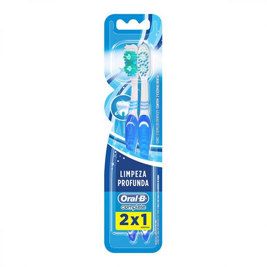 Escova Dental Oral B Com 2 Complete 40 em Oferta na Shopee