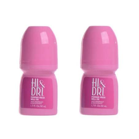 Kit Com 2 un De Desodorante Powder Fresh Roll On- Hi & Dri 50 ML