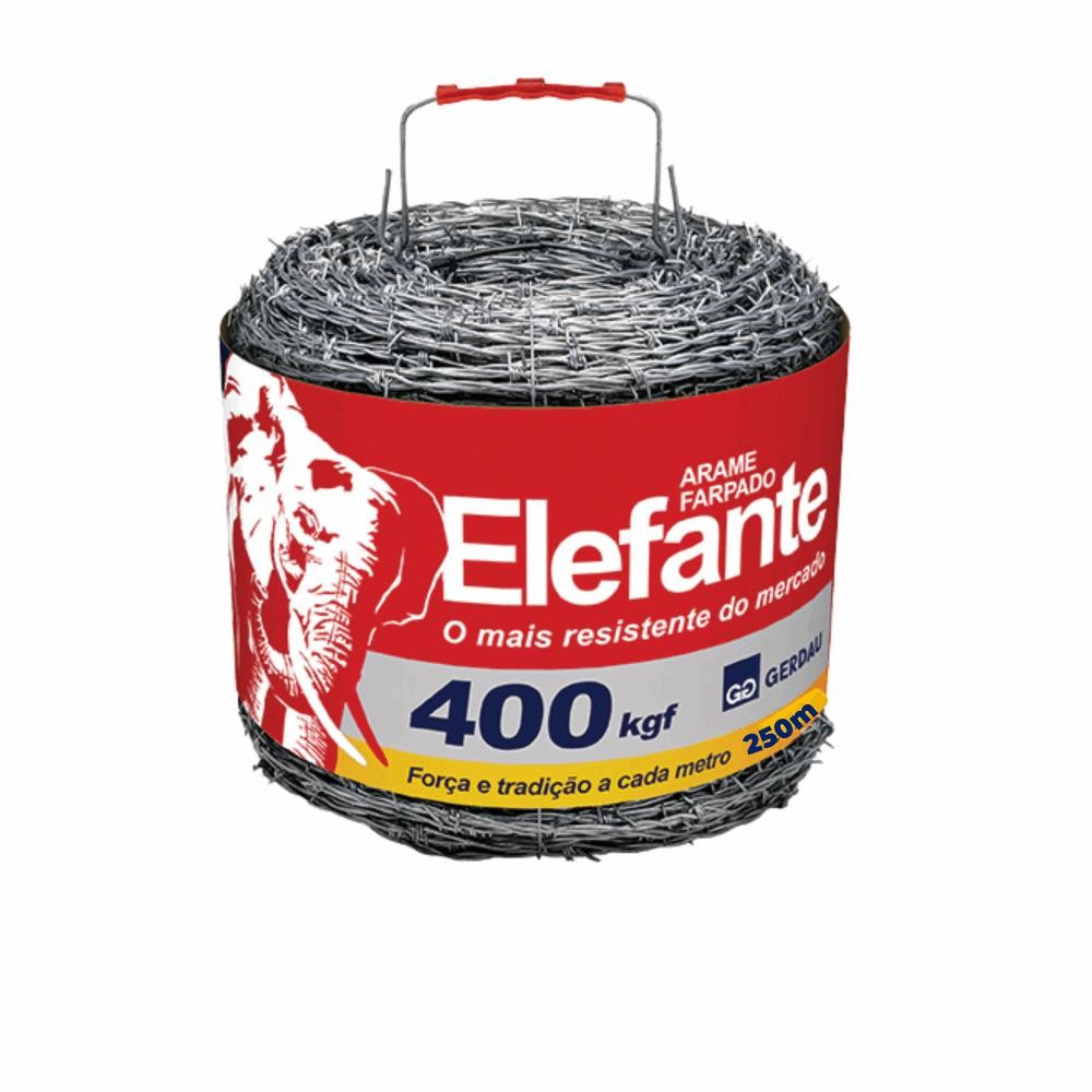 ARAME FARPADO GERDAU ELEFANTE 2,2MM - 250M em Oferta na Shopee