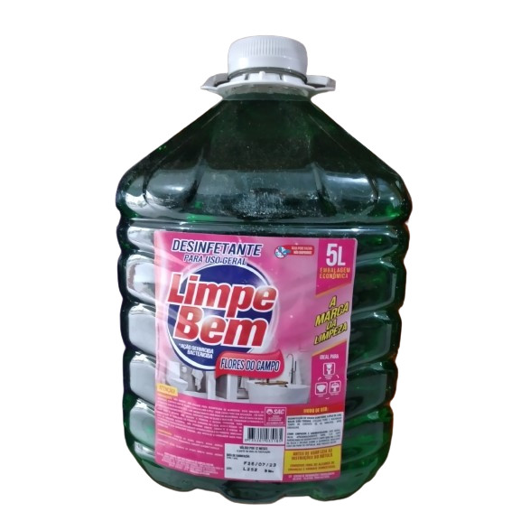 Desinfetante Limpe Bem Uso Geral 5 Litros Soft Blue