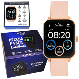 Relógio Smartwatch Condor Rose Gold Digital 1 Ano Garantia em Oferta na Shopee