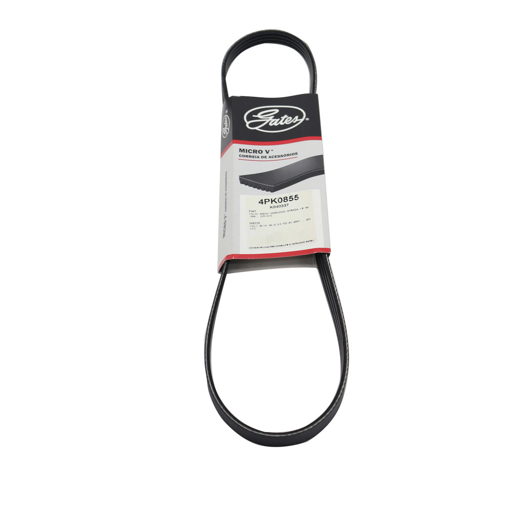 Correia Micro-V Gates 4PK0855 Fiat Palio, Siena - Cód.10703