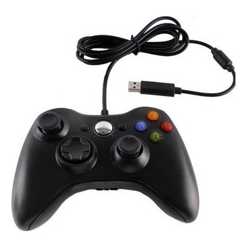 Controle Video Game Xbox 360 Pc Com Fio Joystick