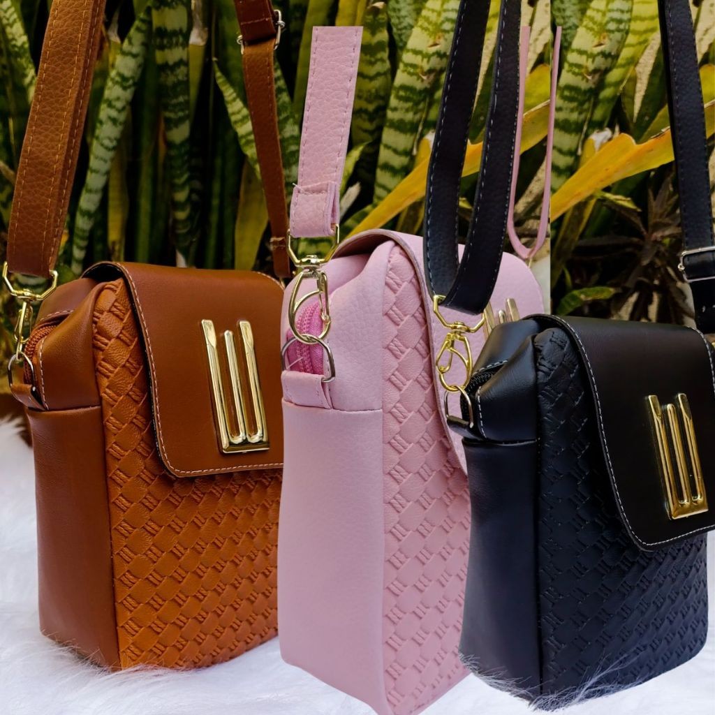 Bolsa Feminina Porta Celular Transversal Pequena Premium Impermeável Alça Ajustável