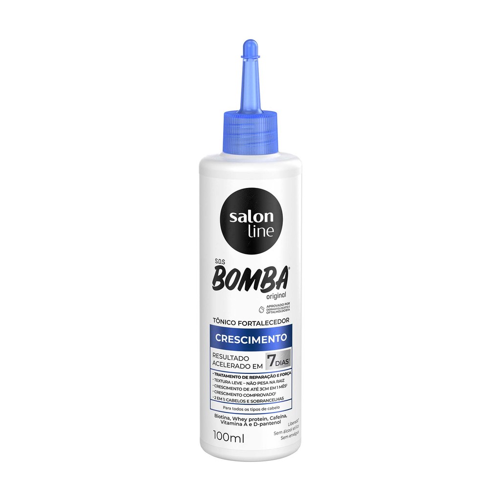 Tônico Fortalecedor SOS Bomba Crescimento Acelerado Salon Line 100ml - Beauty