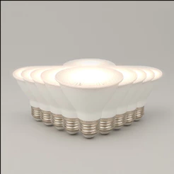 Kit 10 Lampada Led Par30 11w 3000k Branco Quente E27 110v/220v Branco Cod: ALUT001603-10 Alut By Avant