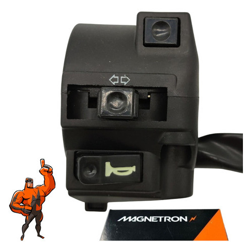 Chave Punho De Luz Completa Honda CG Fan 125 2005 2006 2007 2008 Original Magnetron em Oferta na Shopee