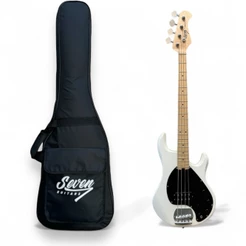 ContraBaixo Seven SBM 47 - 4 Cordas WH Branco C/Bag