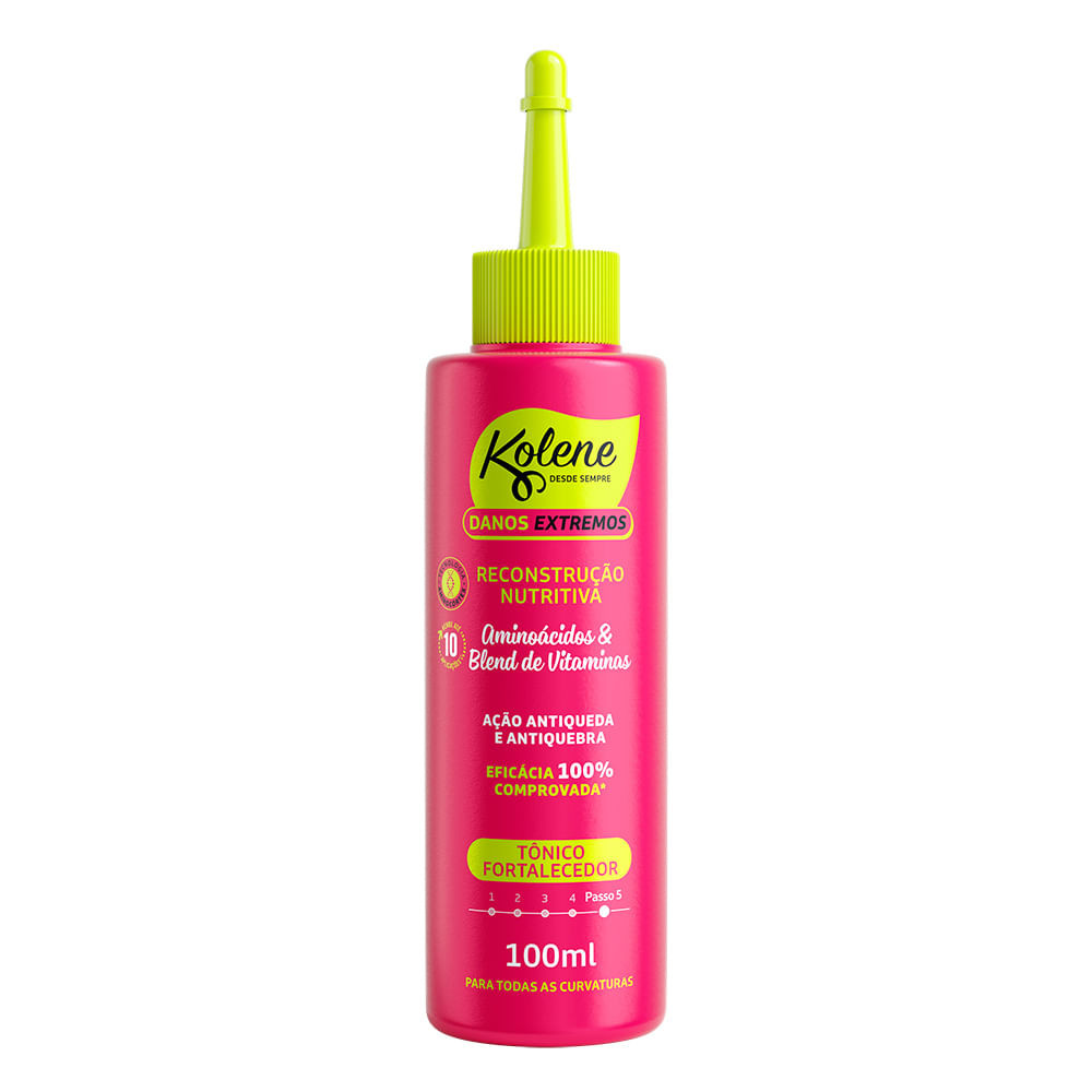 Tônico Fortalecedor Kolene Danos Extremos 100ml - Beauty
