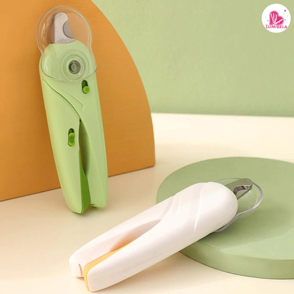 Cortador de unhas de cães e gatos, kit com alicate luminoso e lixa básica