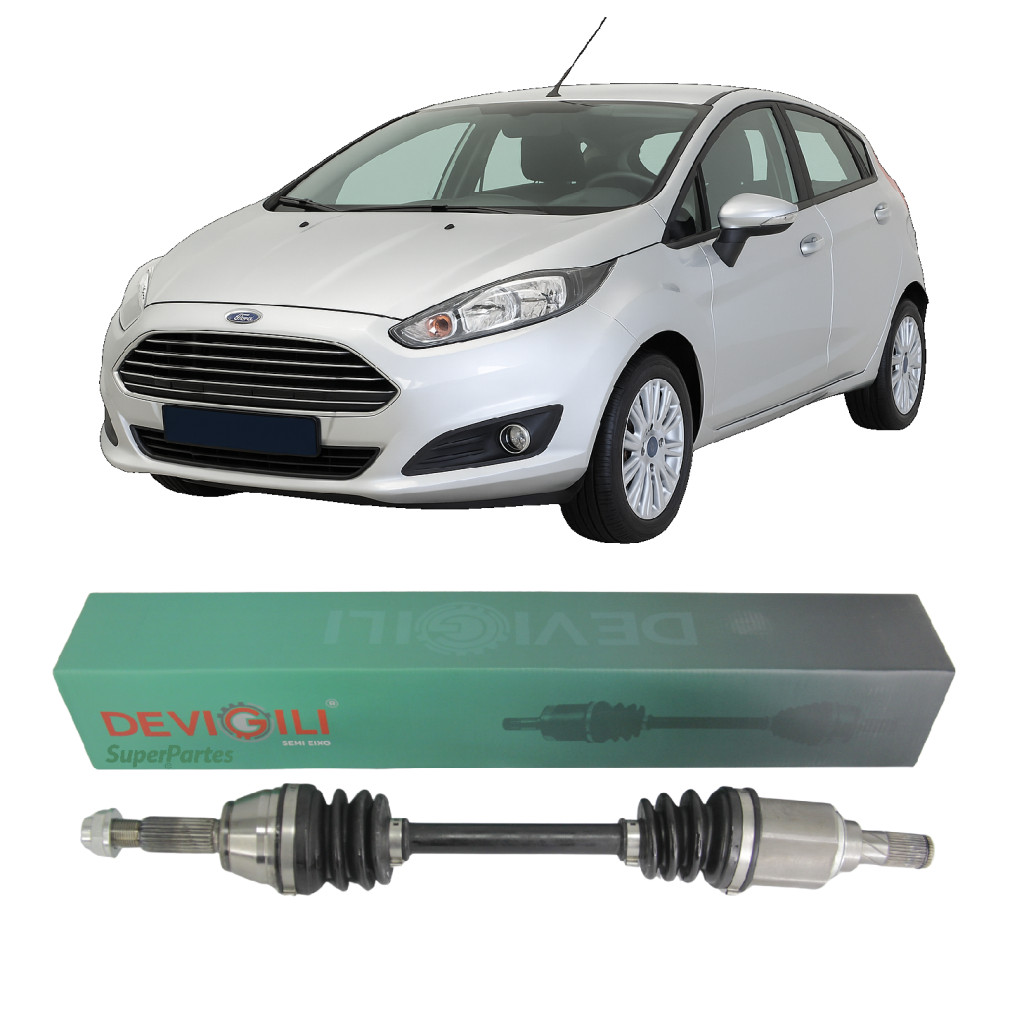 Semi Eixo Ford New Fiesta 1.6 Câmbio Automático Powershift 2011/2019 Lado Esquerdo 25x34