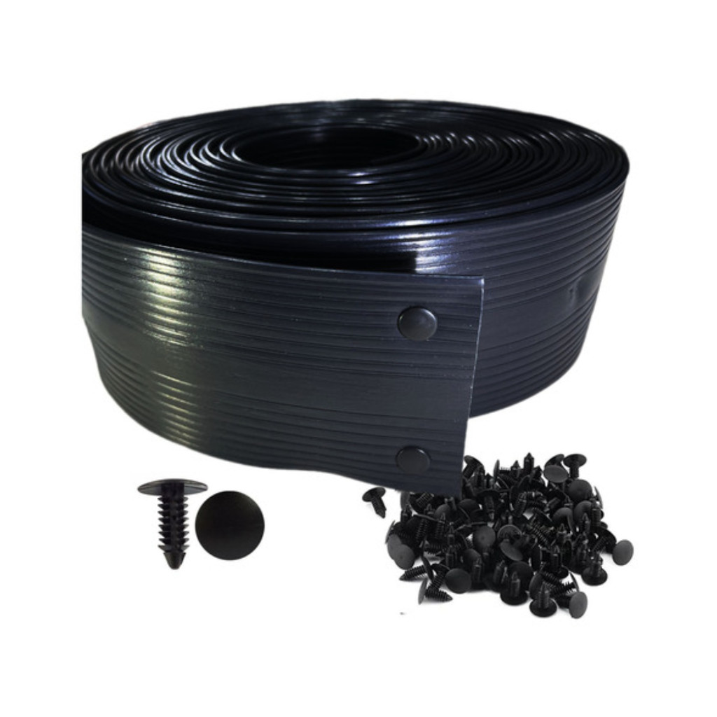 Fita Fechamento De Portão Pvcv 50m X 10cm + 50 Arrebite P/Acabamento Resistente Privativo Segurança em Oferta na Shopee