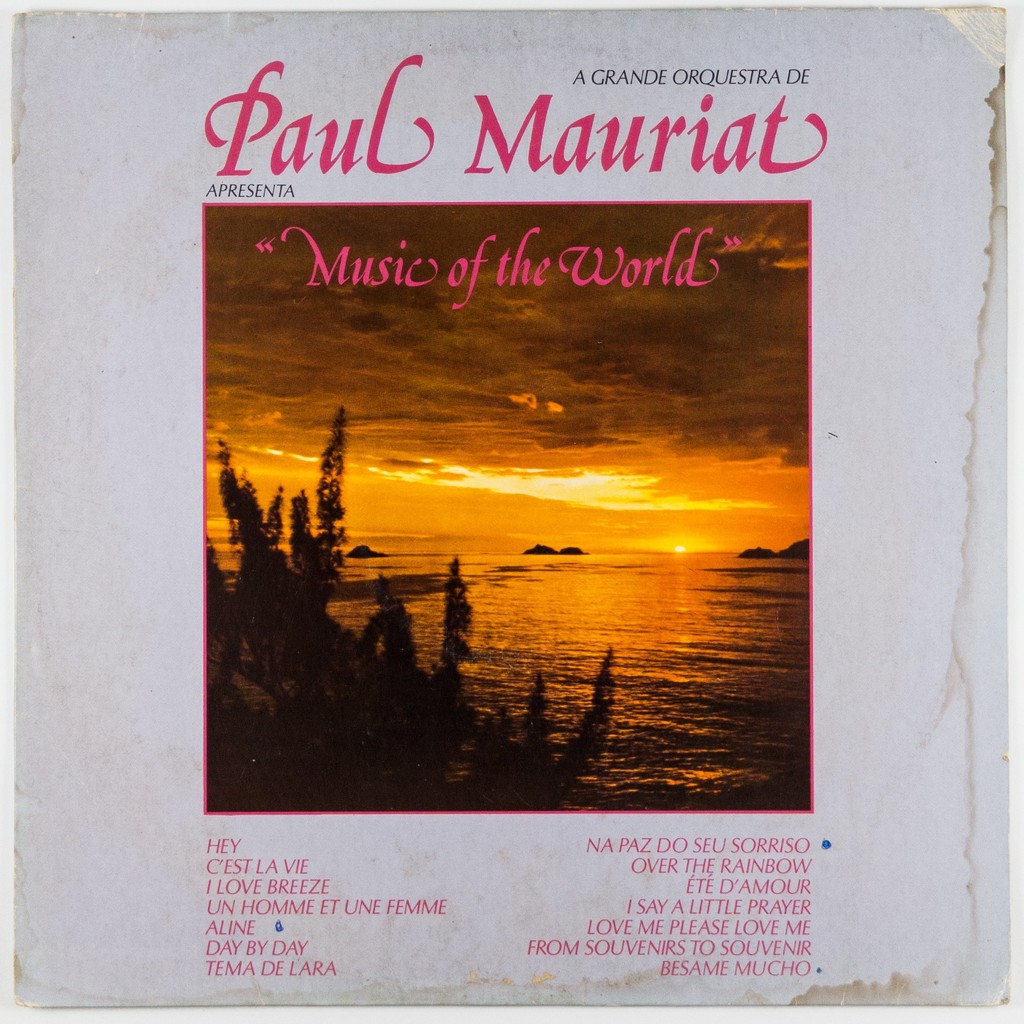 Disco Vinil LP Paul Mauriat Music of the World D293