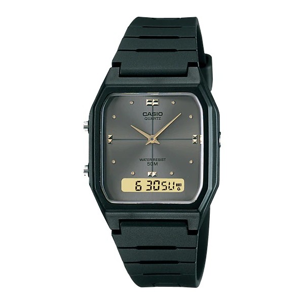 Relógio Casio Vintage AW-48HE-8AV Preto em Oferta na Shopee