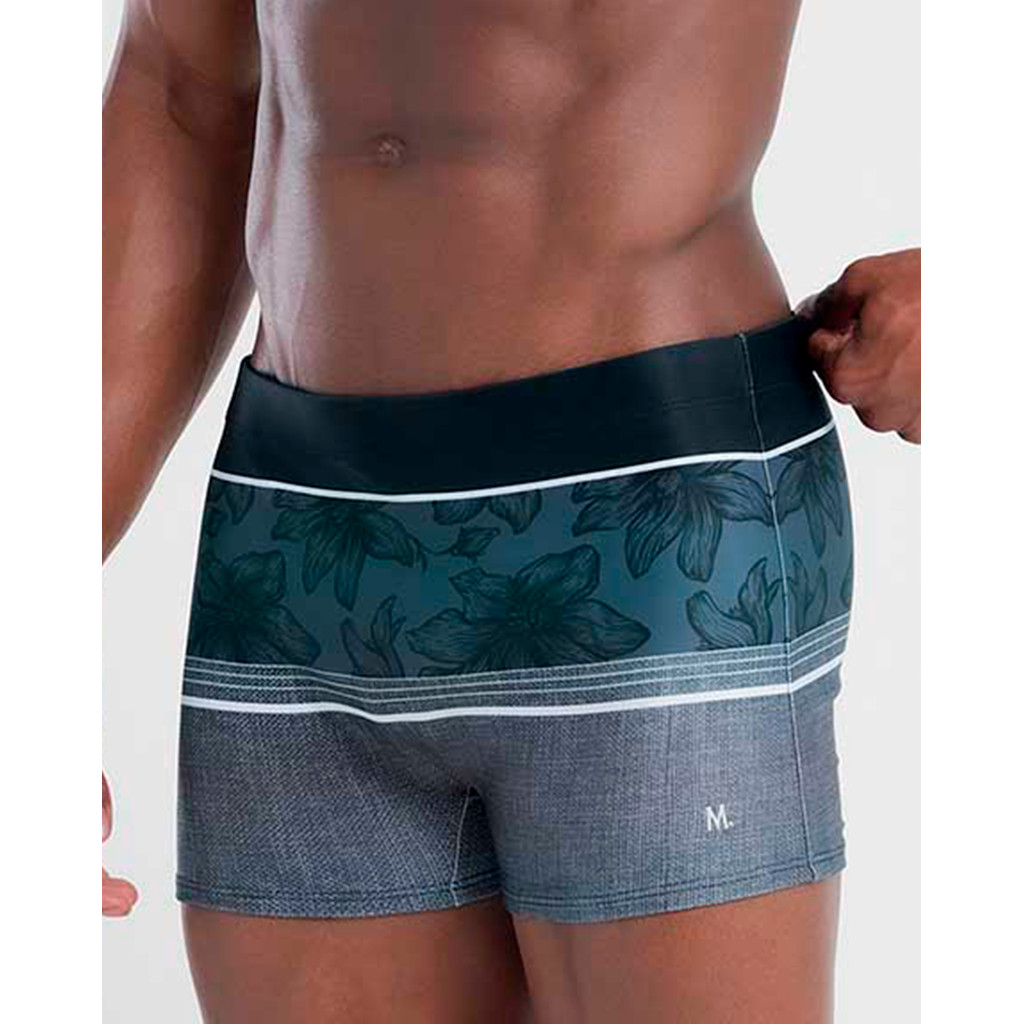 Sunga Masculina Boxer Estampada Praia Piscina Confortável Original Mash em Oferta na Shopee