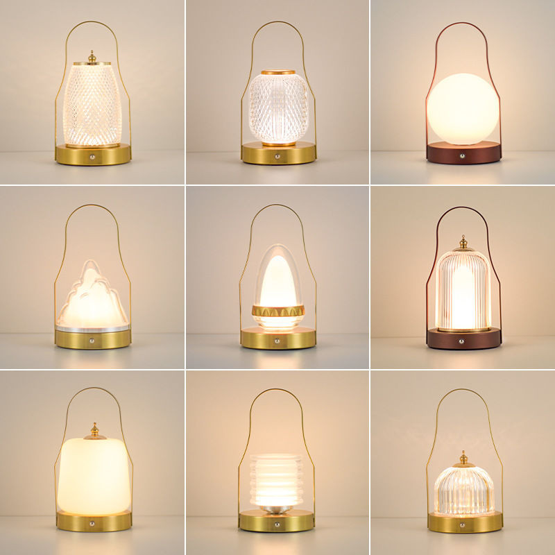 IKEE Recarregável Portátil Led Candeeiro De Mesa 3 Cor Clara Regulável Toque Lanterna Para Casa Acampamento Escritório F