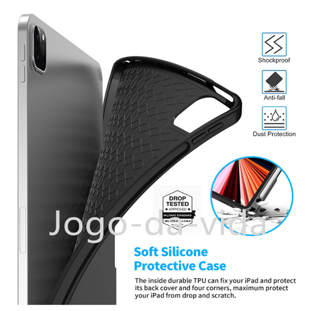 Capa magnético e trackpad teclado para ipad Air 1/2/3/4/5/6 Ipad 78910 Geração Pro 11 12 Geração Suporte Caneta DK store — imagem 2 de 2