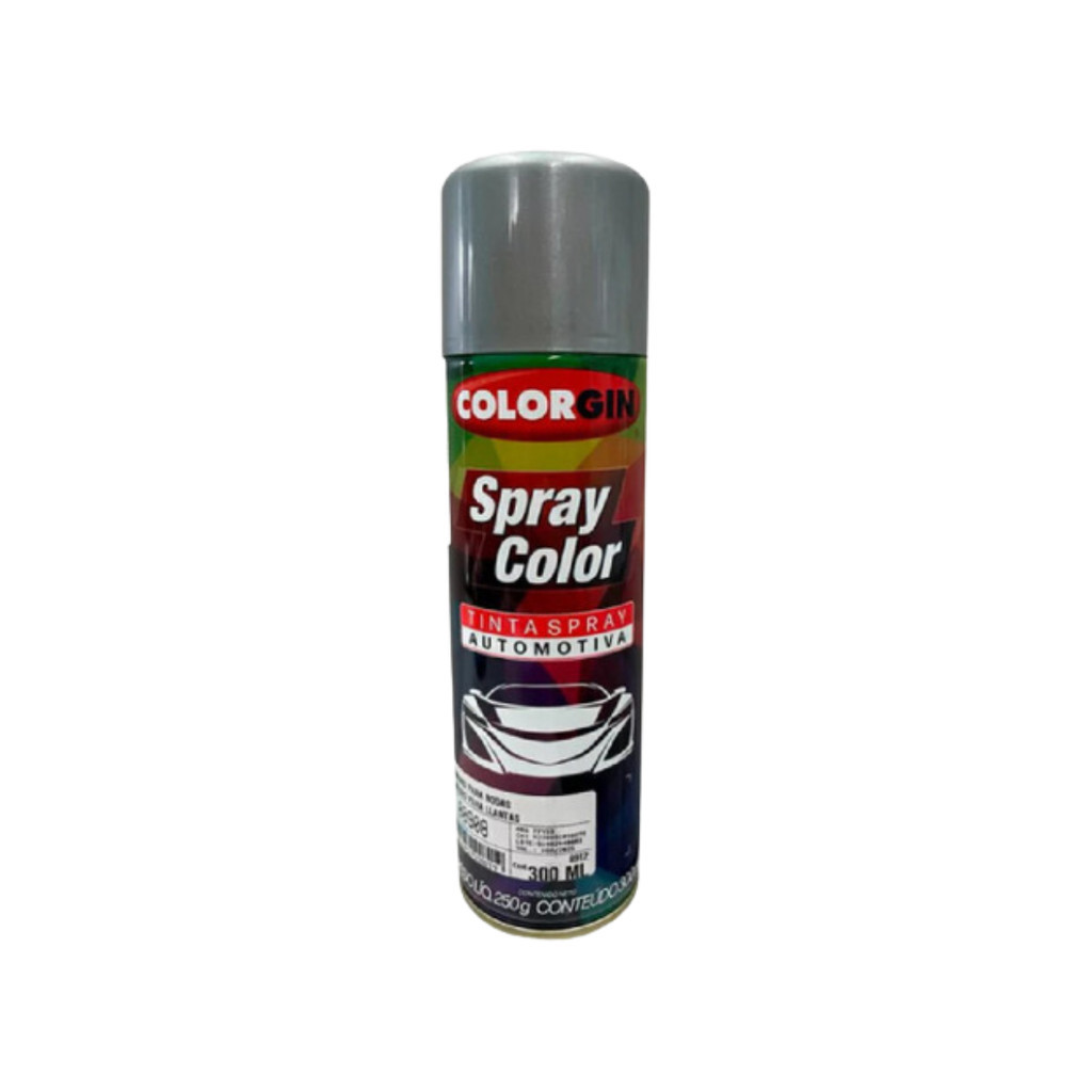 Tinta Spray Automotivo 300ml Aluminio Para Rodas - Colorgin