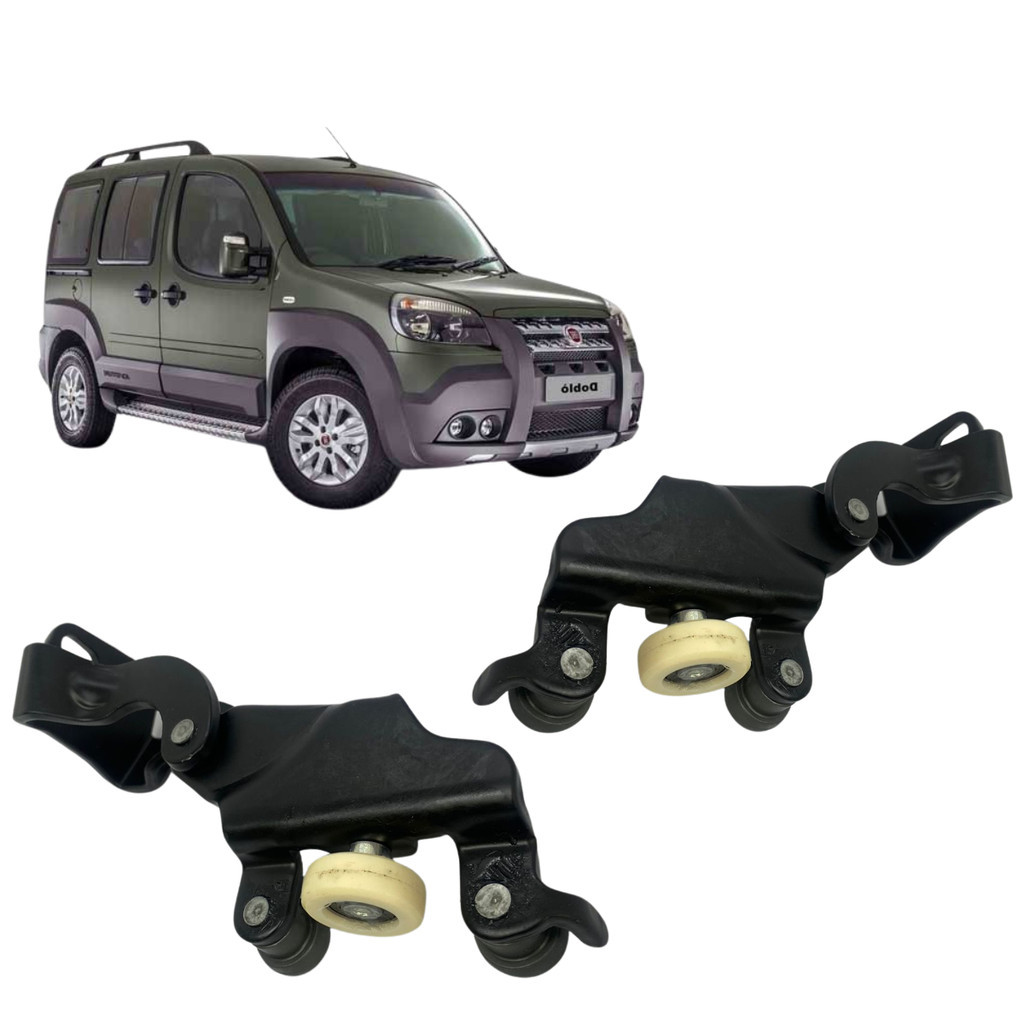 Par Guia Central Doblo Carrinho Porta Lateral Corrediça em Oferta na Shopee