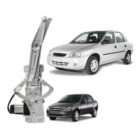 Maquina Vidro Eletrico Corsa Classic 4 Portas Dianteira Direita ou Esquerda + Motor