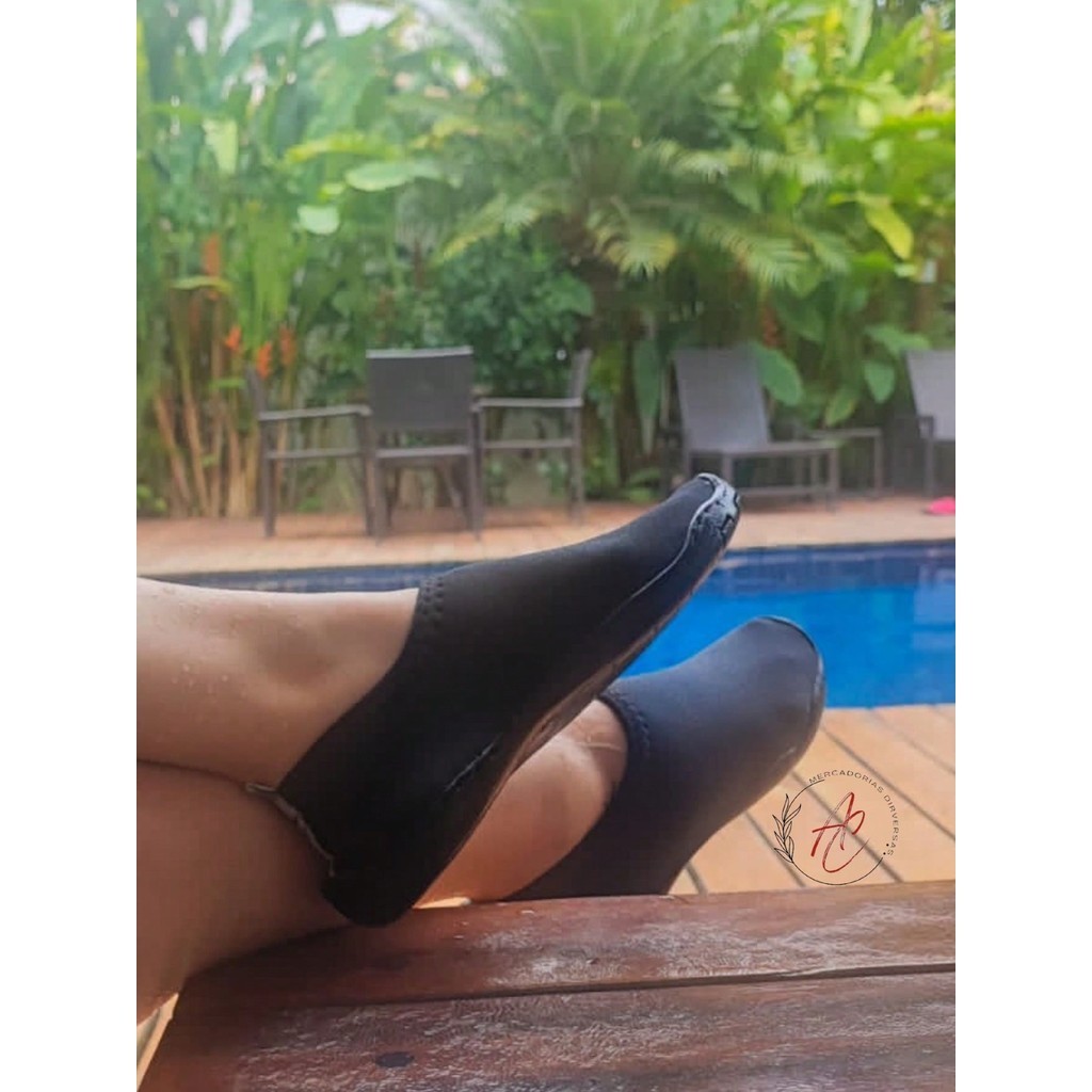 Tênis meia feminino sapatilha áquatica tenis sola reta tênis esportivo academia, club, piscina, beachtenis, mar trilha