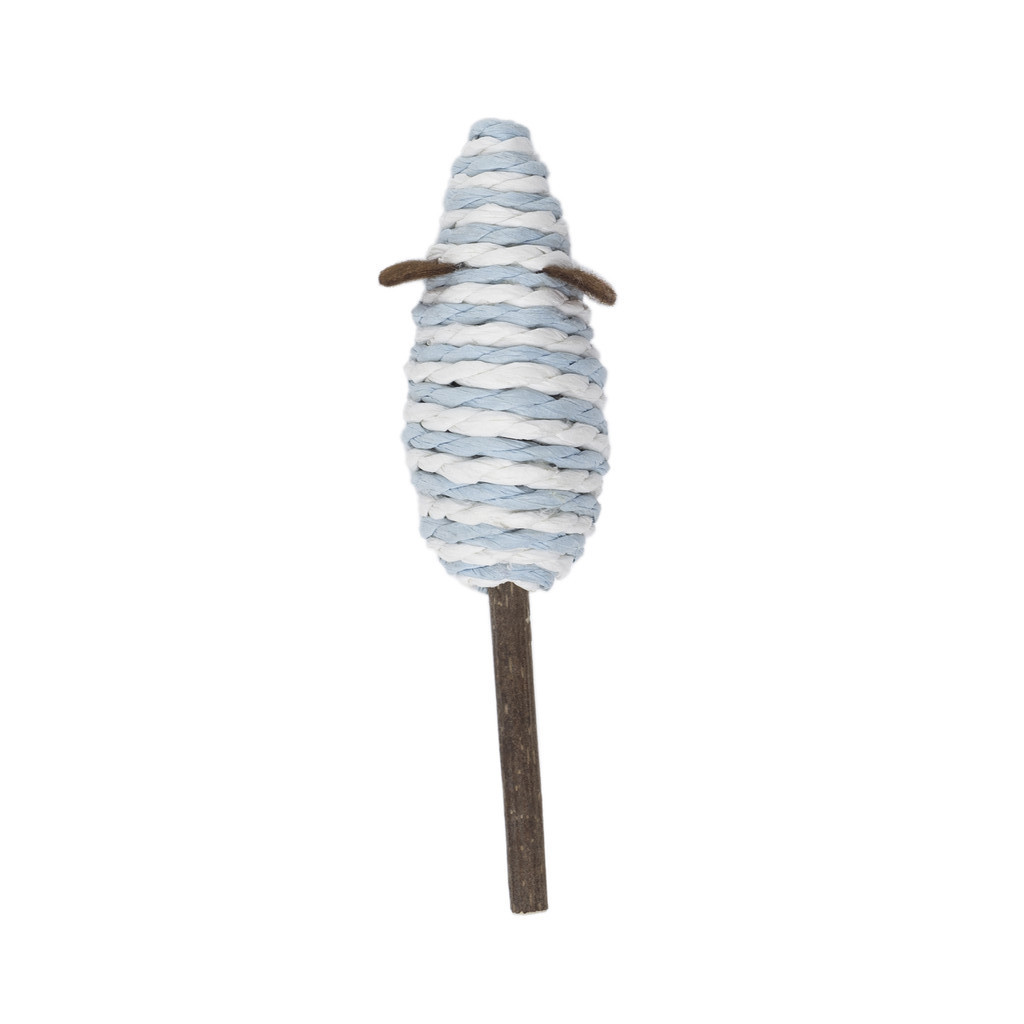 brinquedo ratinho com graveto matatabi para gatos - oikos animal em Oferta na Shopee