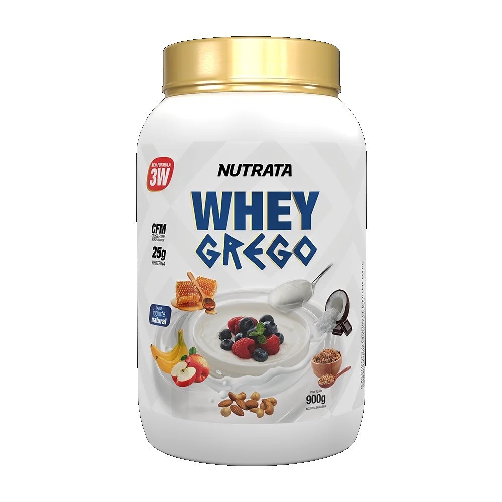 Whey Grego 900g - Nutrata