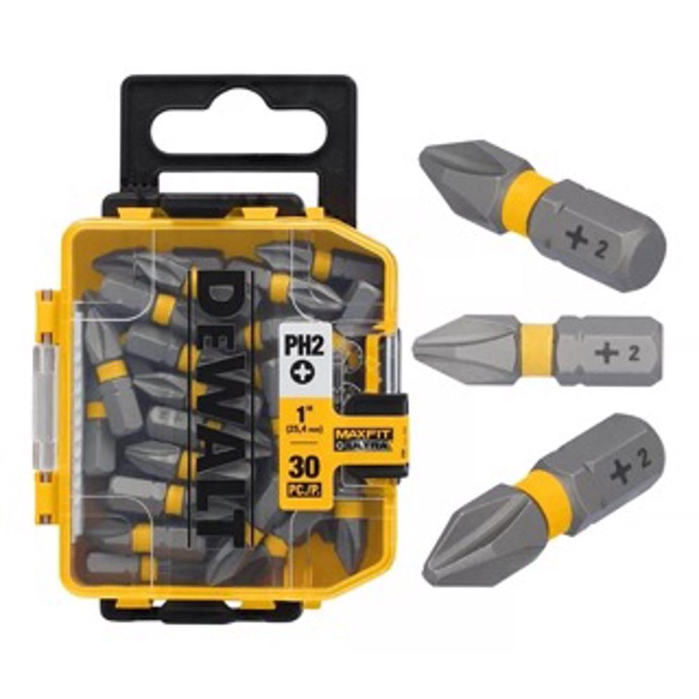 Kit Bits Parafusar Phillips 30pcs Maxfit Dwa1ph2umf30 Dewalt - Home & Living