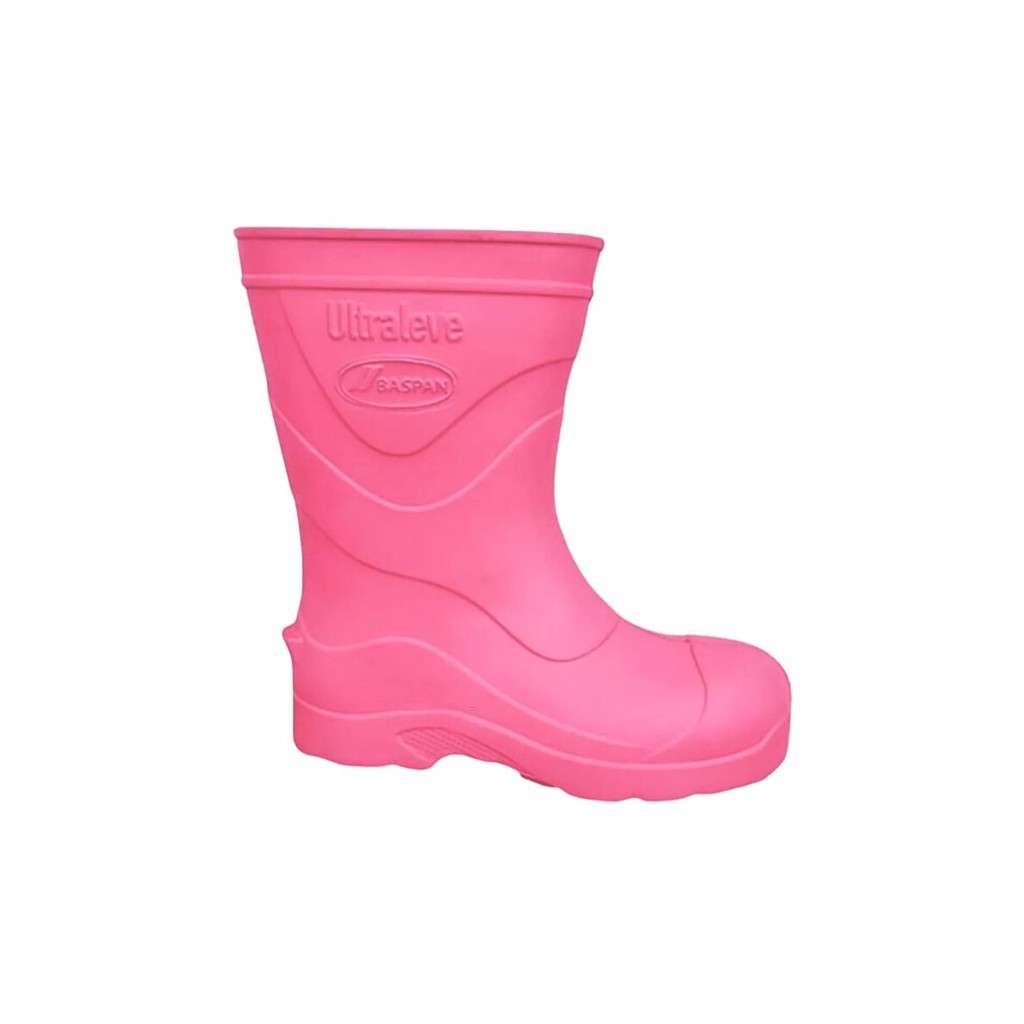 Bota Galocha Infantil Ultraleve 100% EVA Rosa Baspan - Men Shoes
