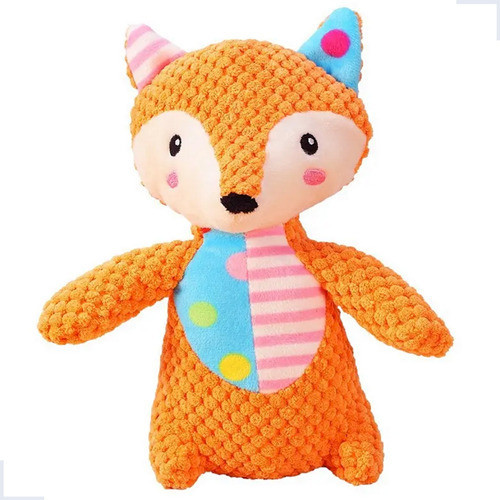 Brinquedo De Pelúcia Raposa Mordedor Apito para Pet Cães Gatos em Oferta na Shopee
