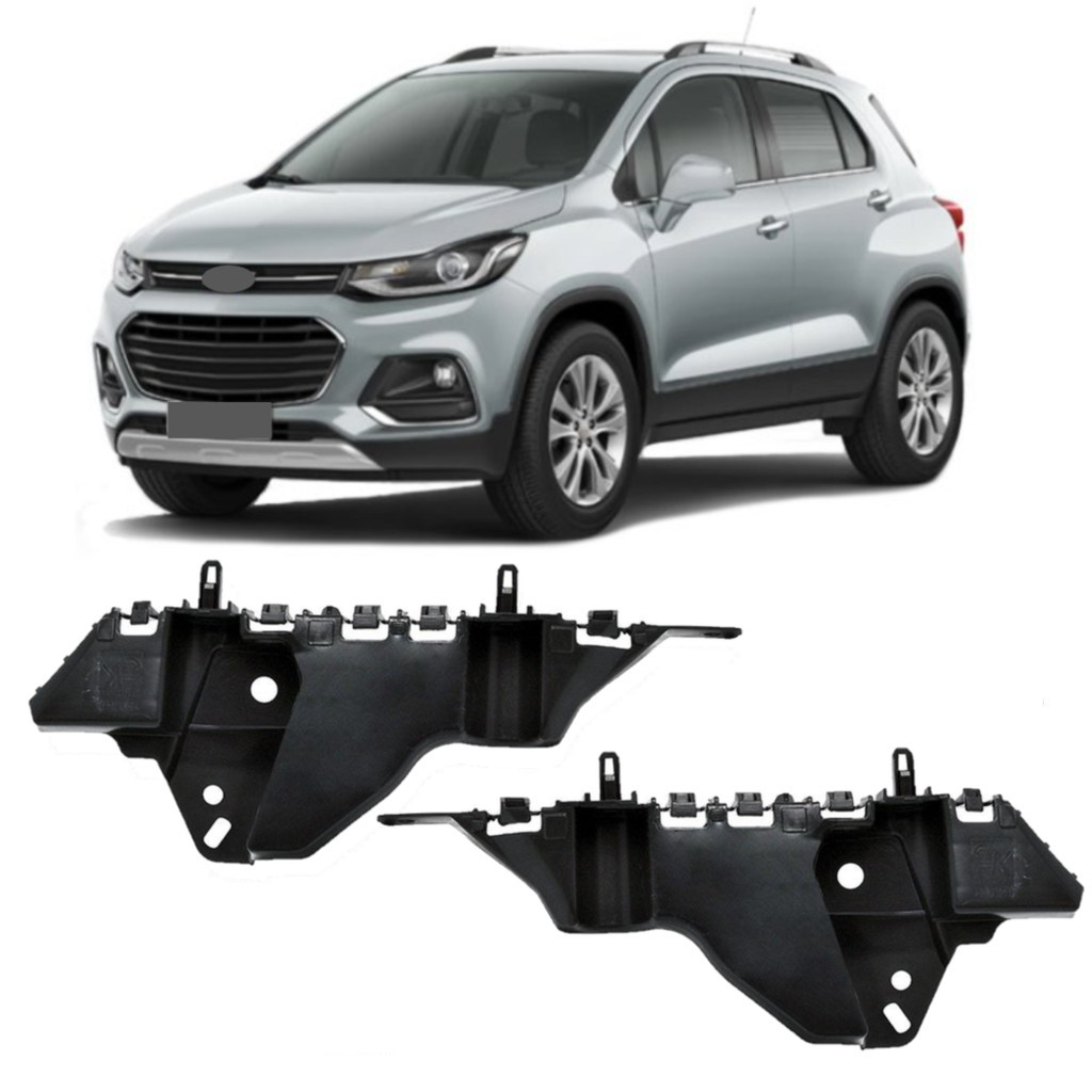 Par Suporte Guia Parachoque Dianteiro Tracker 2017 A 2020