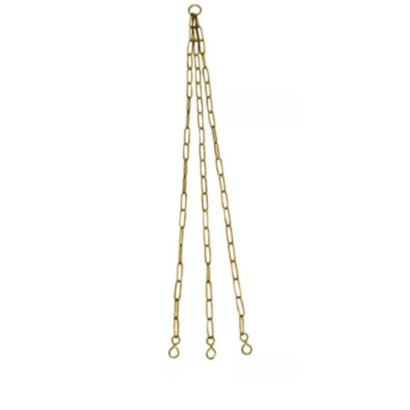 Kit 6 Correntes para pendurar vasos de plantas pra Decoração de Jardim 44cm 54cm 64cm 74cm 84cm em Oferta na Shopee