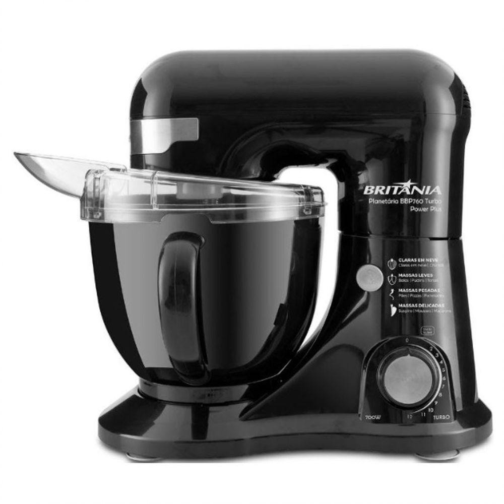 Batedeira Planetária Britânia 4,5 L Preto 127v em Oferta na Shopee