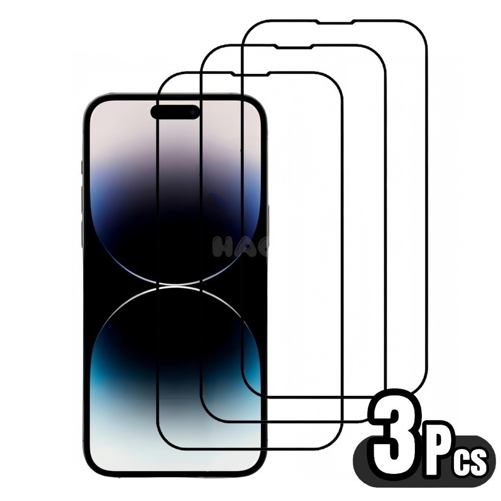 Kit 3 Película De Vidro 3D/9D Tela Para IPhone Apple 6/ 6s 7Plus 7 8 Plus Xr X/ Xs XsMax 11 ProMax 12 12Pro 13 13Pro 14