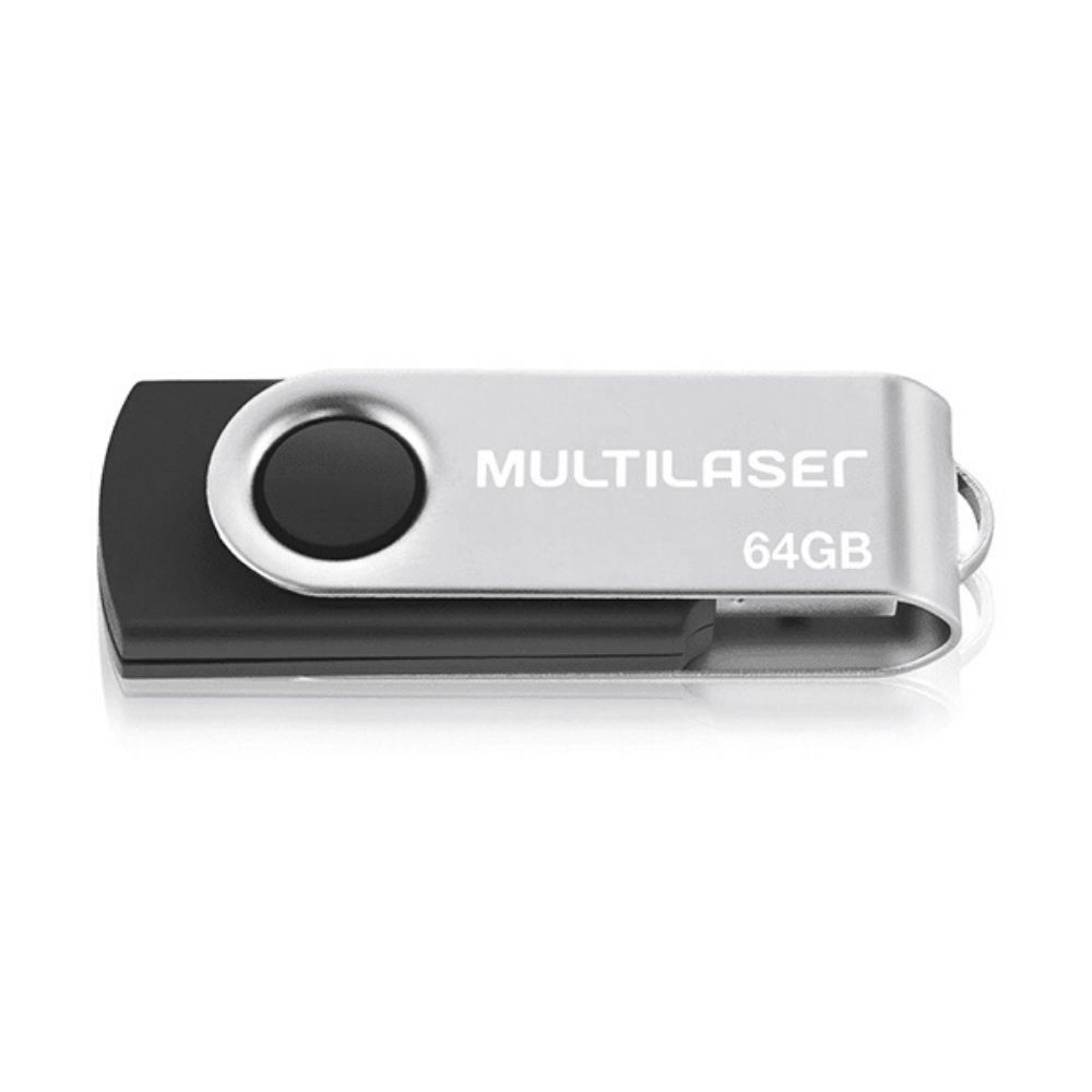 Pen drive 64 Gb Twist 2 - Multilaser PD590 - detalhe