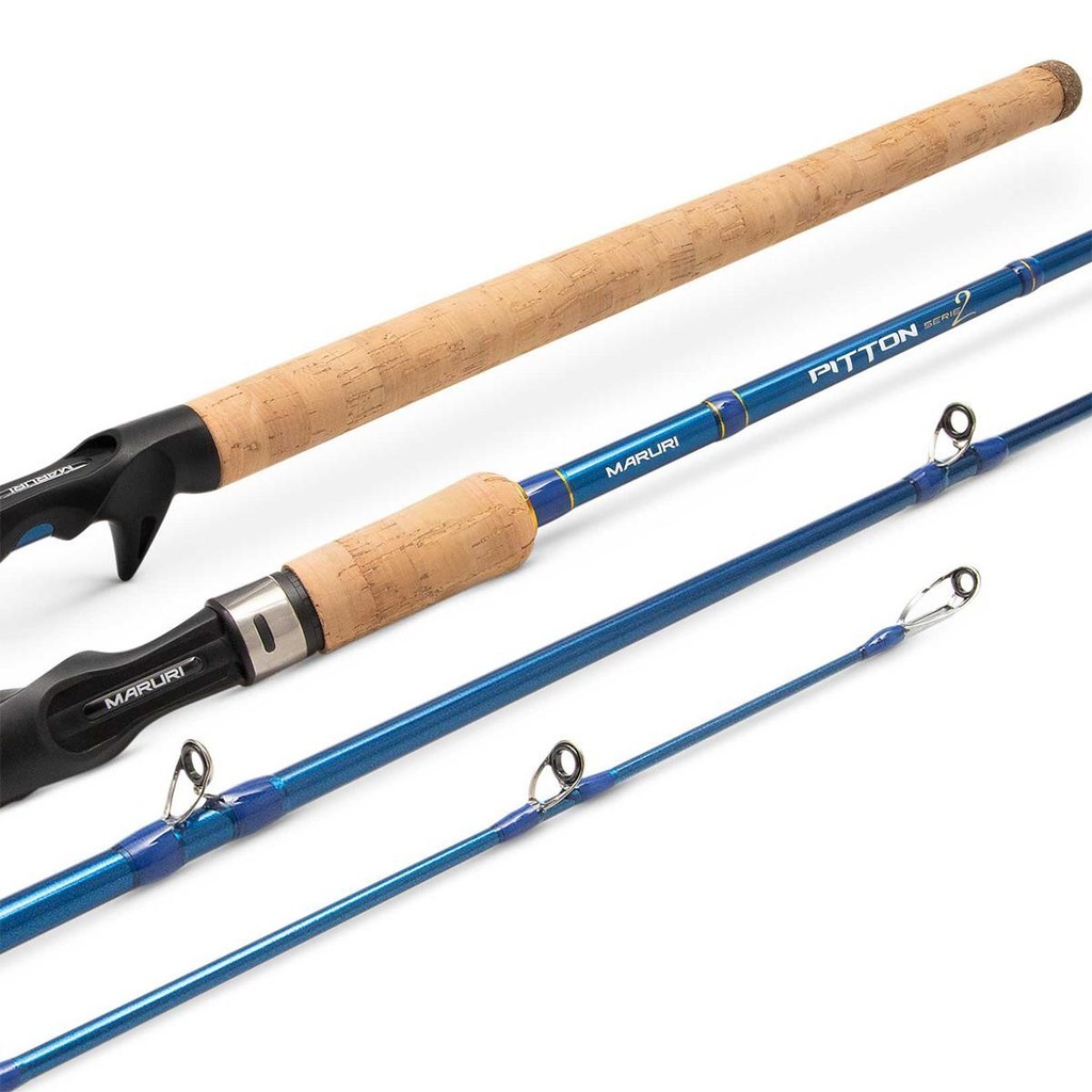 Vara para Carretilha Pitton C802H 2,40mts 30-60lbs 2 Partes - Maruri - Sports & Outdoors