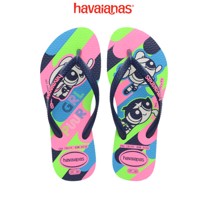 Chinelo Havaianas Infantil Meninas Super Poderosas Docinho Lindinha Florzinha Tira fina em Oferta na Shopee
