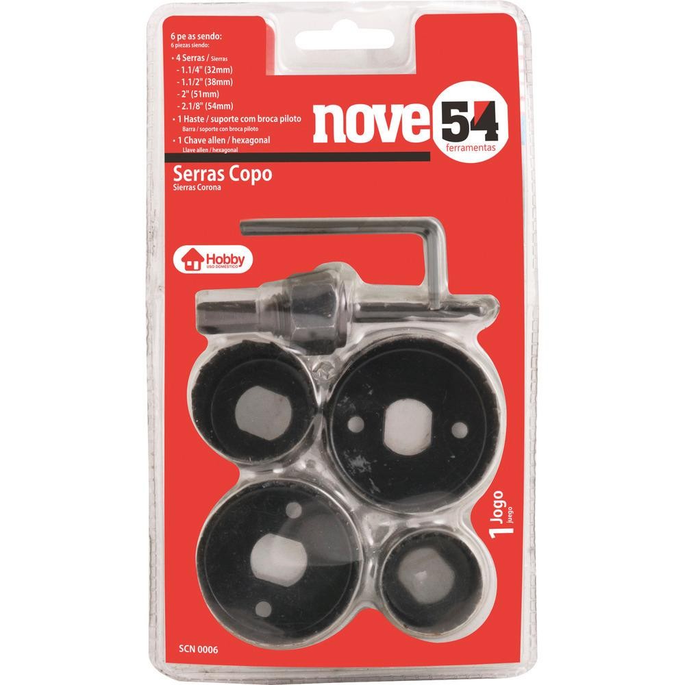 Jogo Serra Copo Ac 32-54mm Hobby 6 Pçs Scn0006 Jg Nove54 em Oferta na Shopee