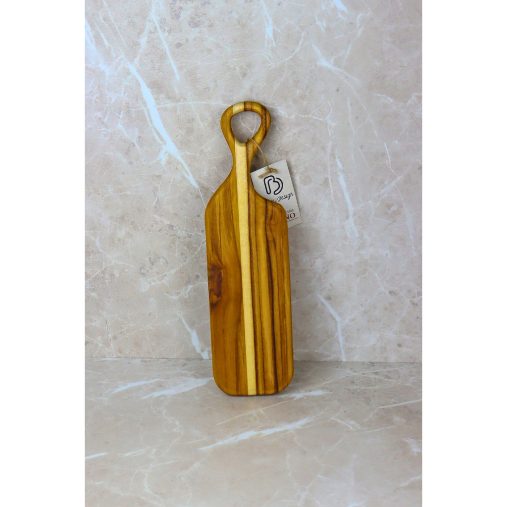 Tábua de Servir Molheira P - Madeira de Teca 36x10x 2cm