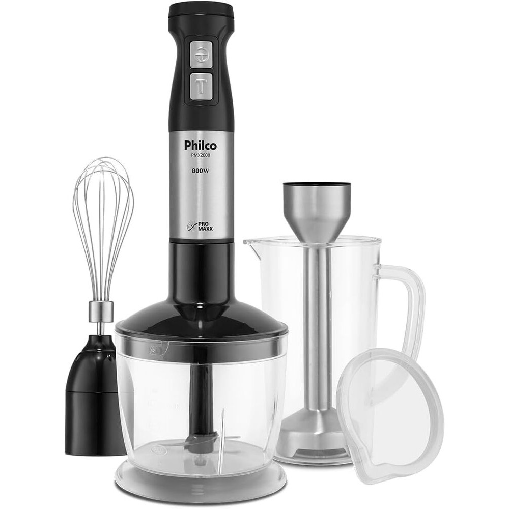Mixer Philco PMX2000 3 em 1 Inox 800W Preto em Oferta na Shopee