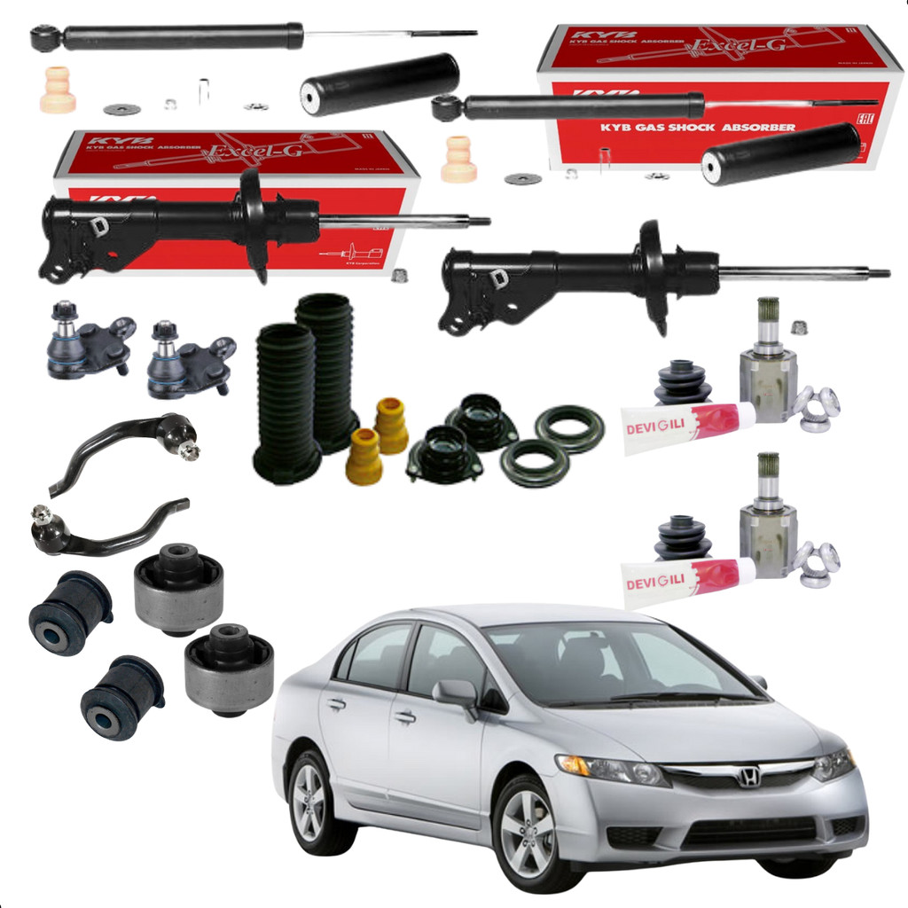 Amortecedor New Civic 2007 até 2008 Manual+Kit Suspensão