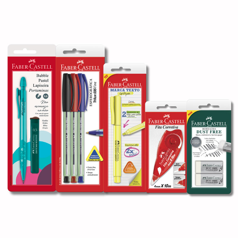 Kit Escolar Rotina de Estudos Faber-Castell - Stationery