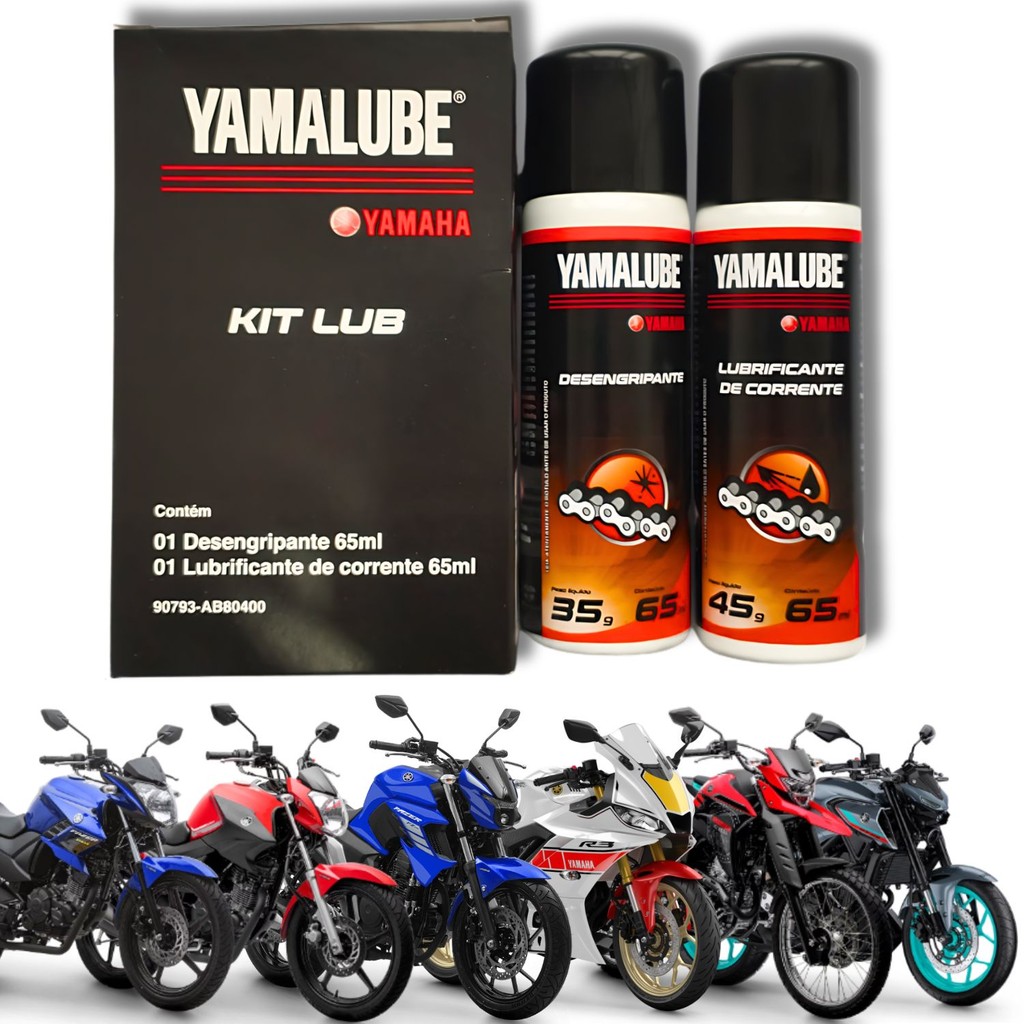 KIT LUBRIFICANTE DESENGRIPANTE CORRENTE MOTO
