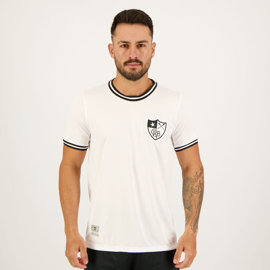 Camisa Botafogo Jacquard Branca - Sports & Outdoors